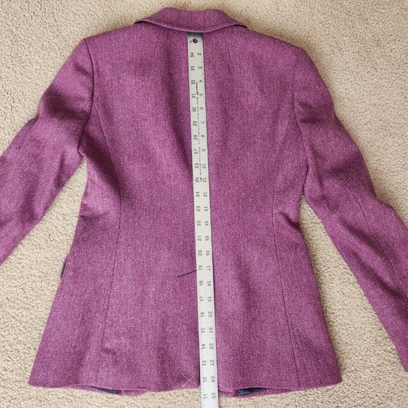 NWT Rare Wool Herringbone SUIT--Hacking Blazer and No. 2 Pencil Skirt - Picture 8 of 16